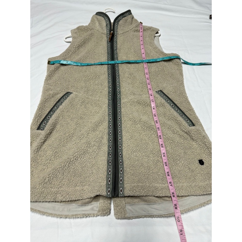 KÜHL Women's Hygge Sherpa Fleece Vest Medium Natural‎ EUC - Picture 11 of 13